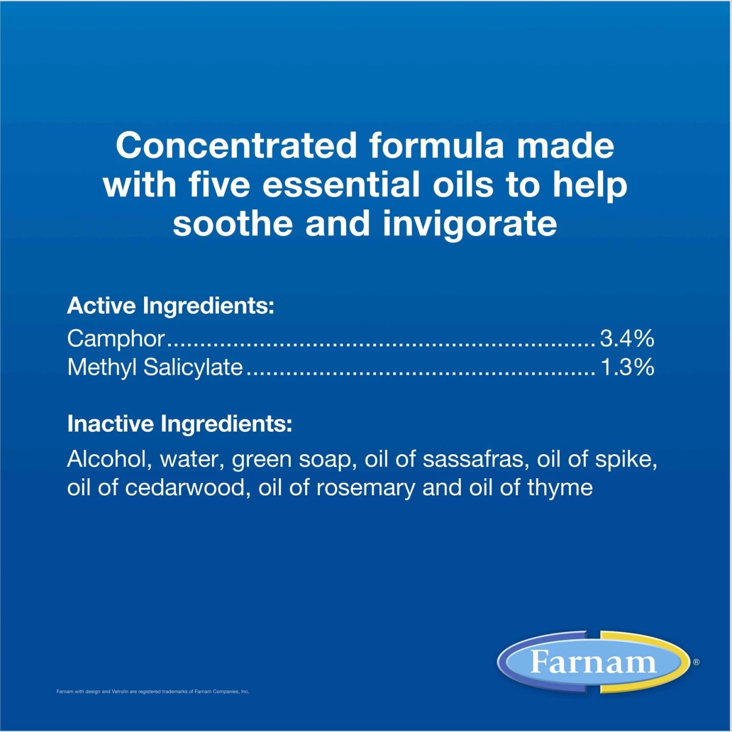 Farnam Vetrolin Sore Muscle & Joint Pain Relief Horse Liniment Spray - Image 5