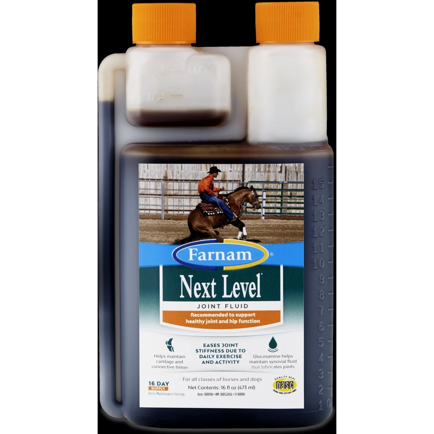 Farnam Next Level Joint Fluid Supplement, Supports Healthy Hip & Joint Function For Horses & Dogs