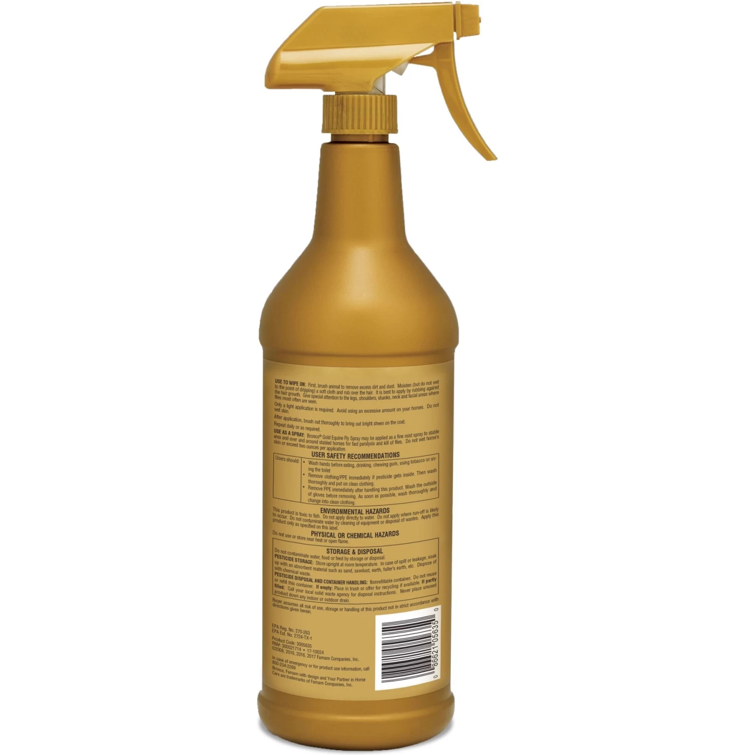 Farnam Bronco Gold Equine Fly Horse Spray - Image 8
