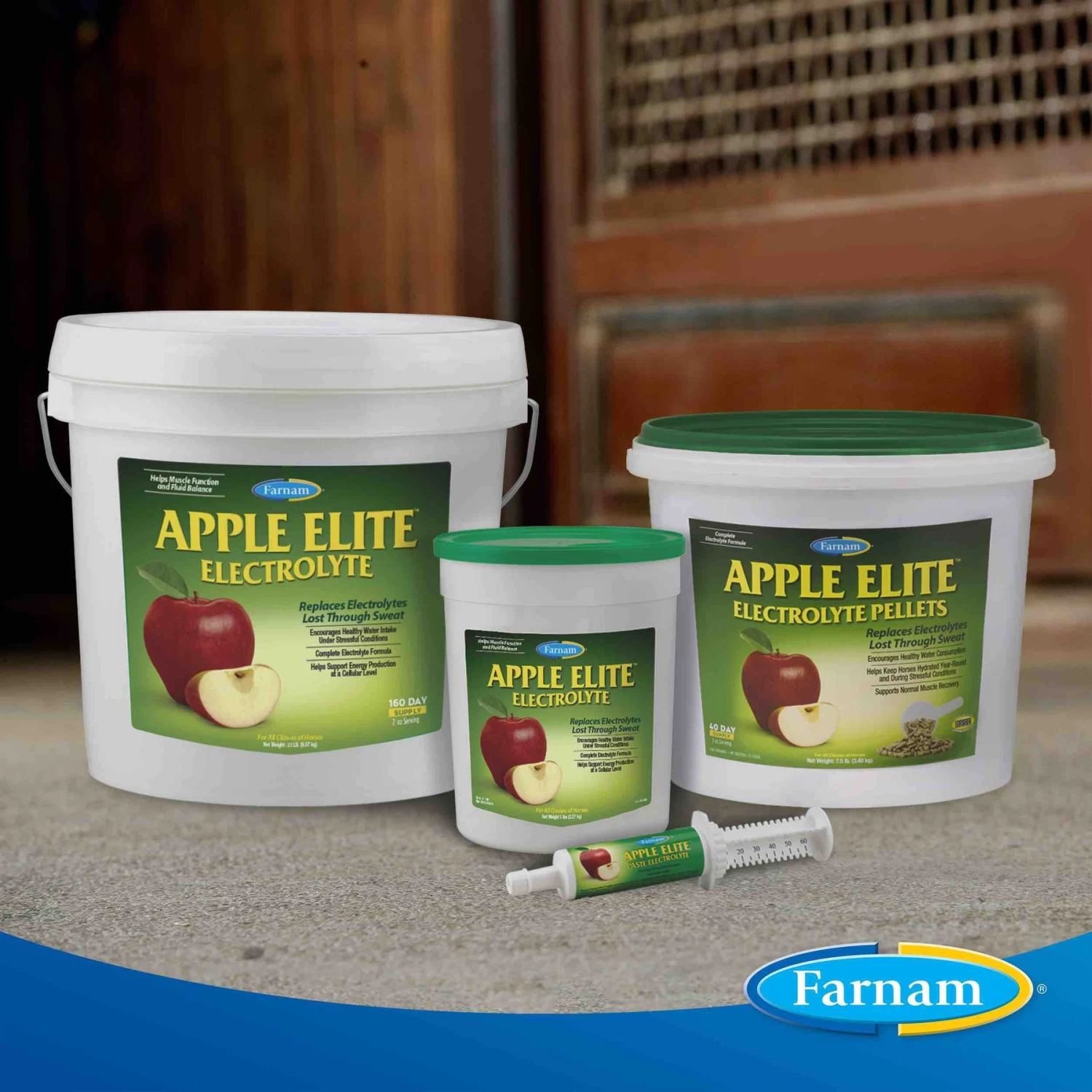 Farnam Apple Elite Electrolyte Granules Apple Flavor Horse Supplement, 20-lb Tub - Image 7