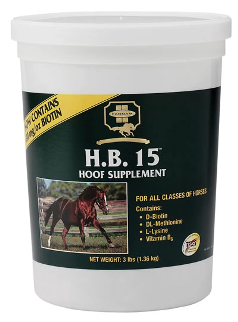 Farnam H.B. 15 Hoof Supplement, 3 Lbs.
