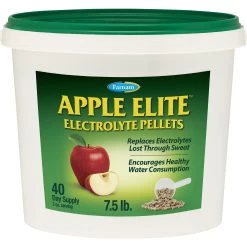 Farnam Apple Elite Electrolyte Pellets Horse Supplement, 7.5-lb Bag