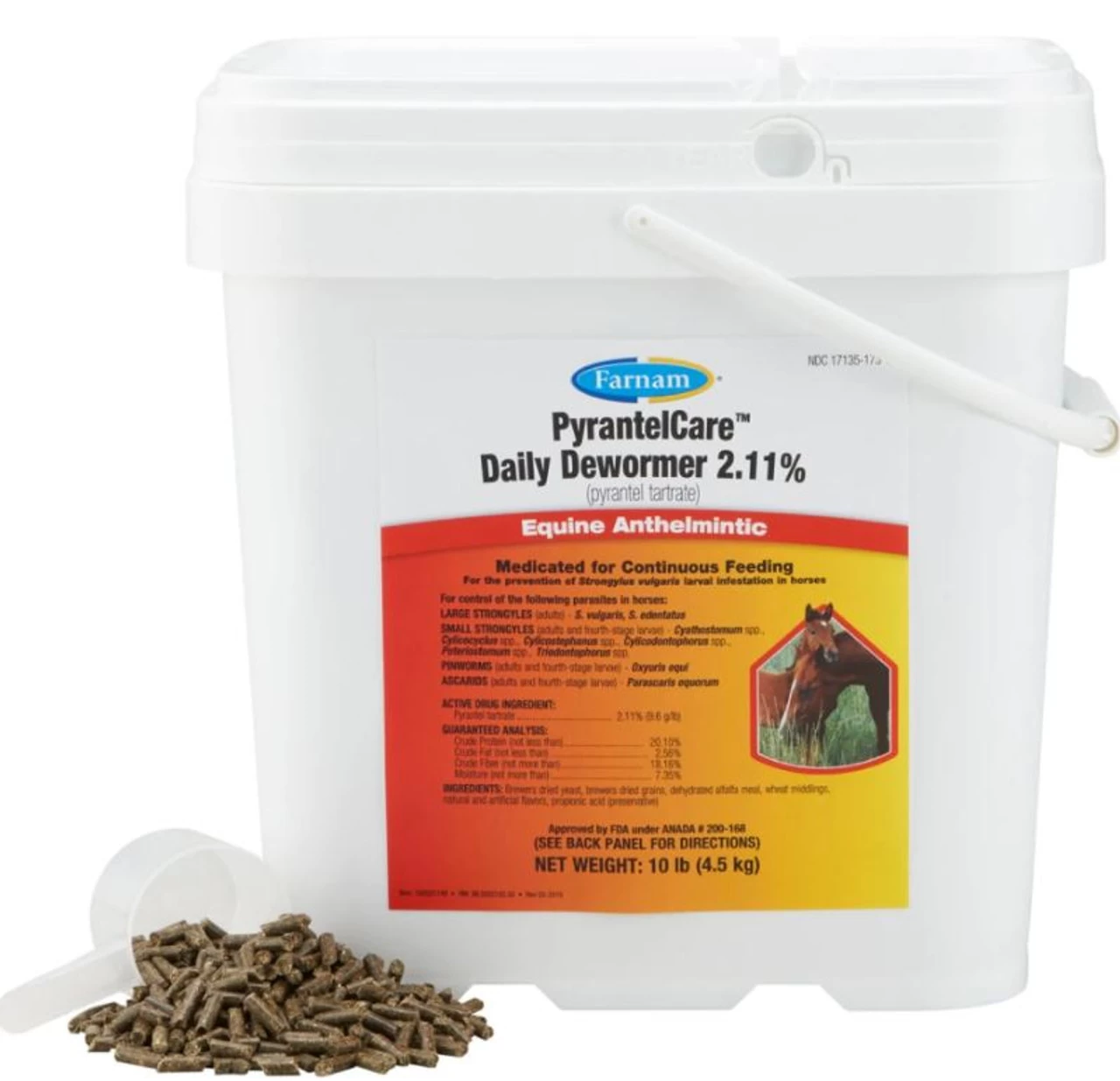 Farnam PyrantelCare Daily Dewormer 2.11% , 10 Lbs.